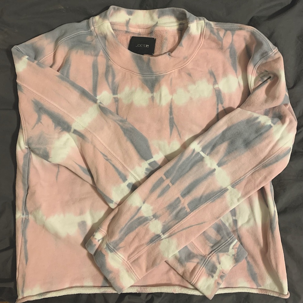 Joe’s Jeans tie dye cropped sweatshirt
